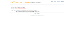 Desktop Screenshot of 404.iinet.com